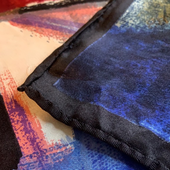 Artsy Silk Scarf by Echo for CBS AS IS - Picture 8 of 10